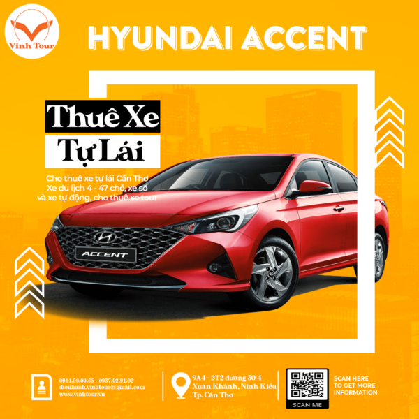 cho thuê xe tự lái cần thơ accent